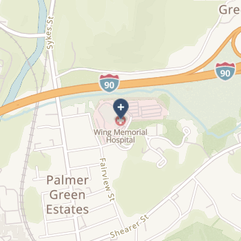 Baystate Wing Hospital And Medical Centers on map