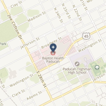 Baptist Health Paducah on map