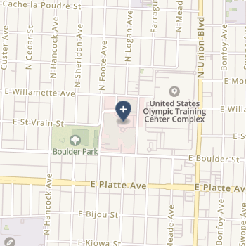 University Colo Health Memorial Hospital Central on map