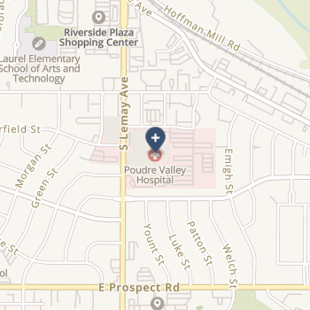 Poudre Valley Hospital on map