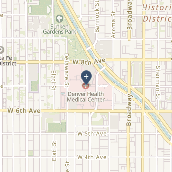 Denver Health Medical Center on map