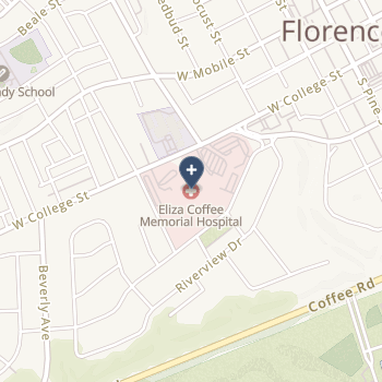 Eliza Coffee Memorial Hospital on map