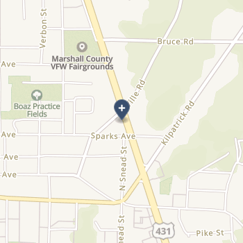 Marshall Medical Center South on map