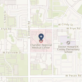 Chandler Regional Medical Center on map