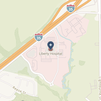 Liberty Hospital on map