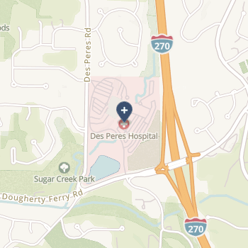 Des Peres Hospital on map