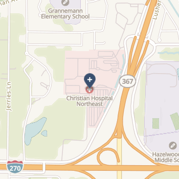Christian Hospital Northeast-Northwest on map
