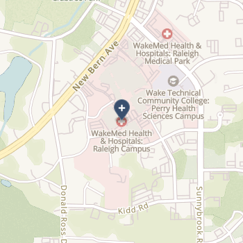 Wakemed, Raleigh Campus on map
