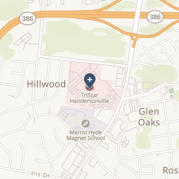 Tristar Hendersonville Medical Center on map