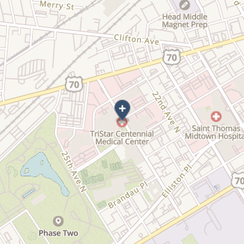 Tristar Centennial Medical Center on map