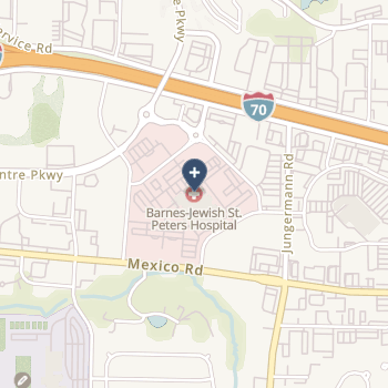 Barnes-Jewish St Peters Hospital on map
