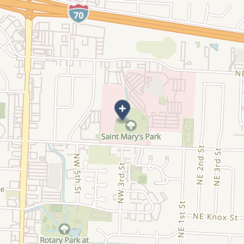 St Mary's Medical Center on map