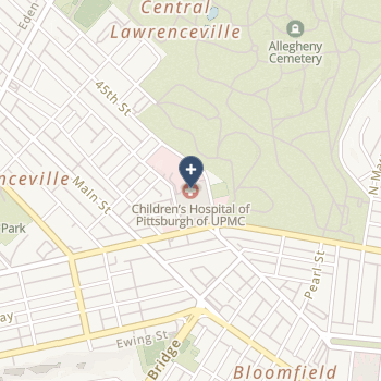 Children's Hospital Of Pittsburgh Of Upmc on map