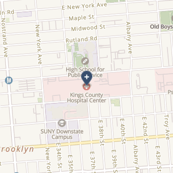 Kings County Hospital Center on map