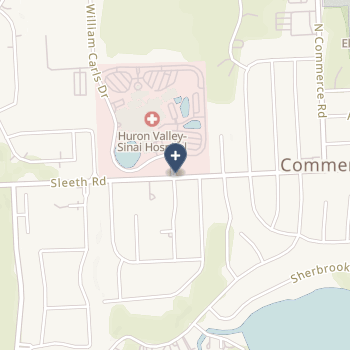 Huron Valley-Sinai Hospital on map