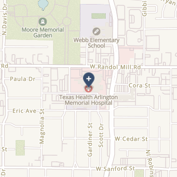 Texas Health Arlington Memorial Hospital on map