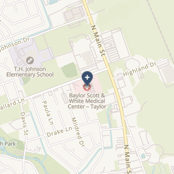 Baylor Scott & White Medical Center -Taylor on map