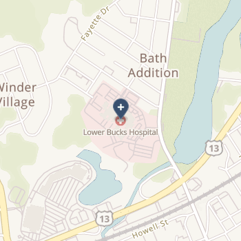 Lower Bucks Hospital on map