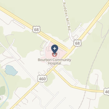 Bourbon Community Hospital on map