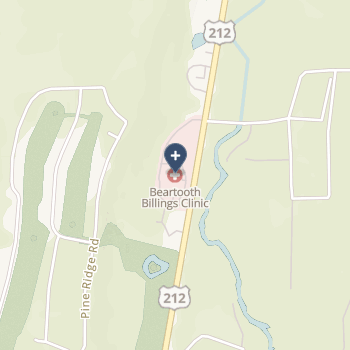 Beartooth Billings Clinic on map