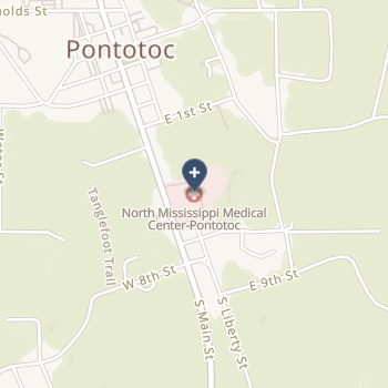 Pontotoc Health Service Cah on map