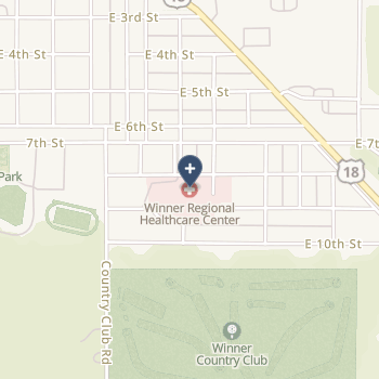 Winner Regional Healthcare Center - Cah on map
