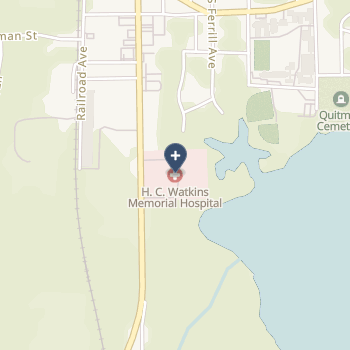 H c Watkins Memorial Hospital Inc on map