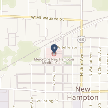 Mercy Medical Center-New Hampton on map