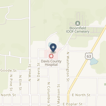 Davis County Hospital on map