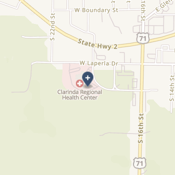 Clarinda Regional Health Center on map