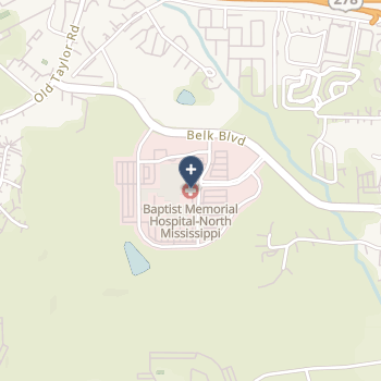 Baptist Memorial Hospital North Ms on map