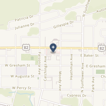 South Sunflower County Hospital on map