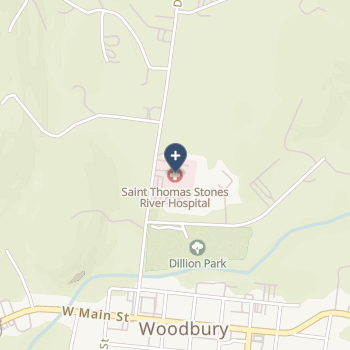 Saint Thomas Stones River Hospital on map