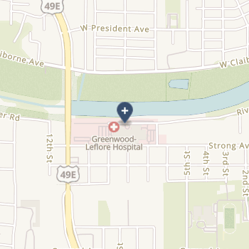 Greenwood Leflore Hospital on map