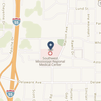 Southwest Ms Regional Medical Center on map
