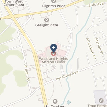 Woodland Heights Medical Center on map