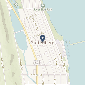 Guttenberg Municipal Hospital on map