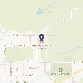 Guthrie County Hospital on map