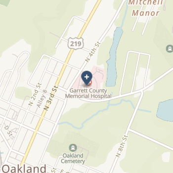 Garrett County Memorial Hospital on map