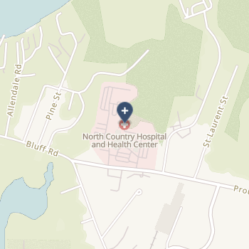North Country Hospital And Health Center on map