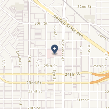 Adventist Health Bakersfield on map