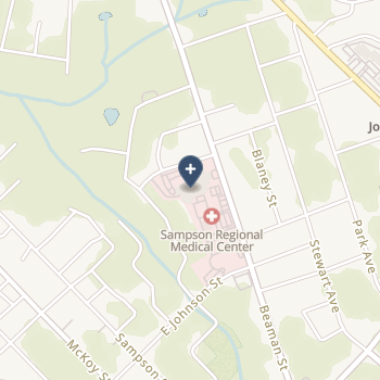 Sampson Regional Medical Center on map