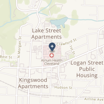 Carolinas Healthcare System Cleveland on map