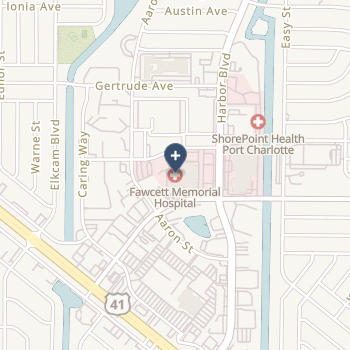 Fawcett Memorial Hospital on map