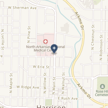 North Arkansas Regional Medical Center on map