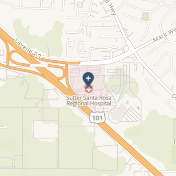 Sutter Santa Rosa Regional Hospital on map
