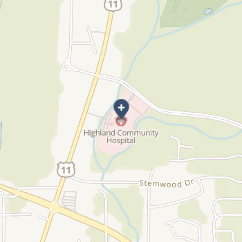 Highland Community Hospital on map