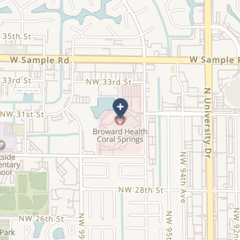 Broward Health Coral Springs on map