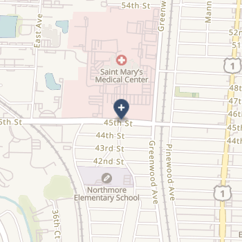 St Mary's Medical Center on map