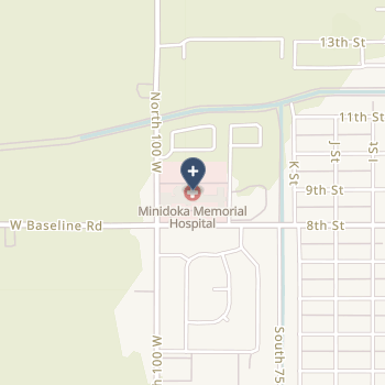 Minidoka Memorial Hospital on map